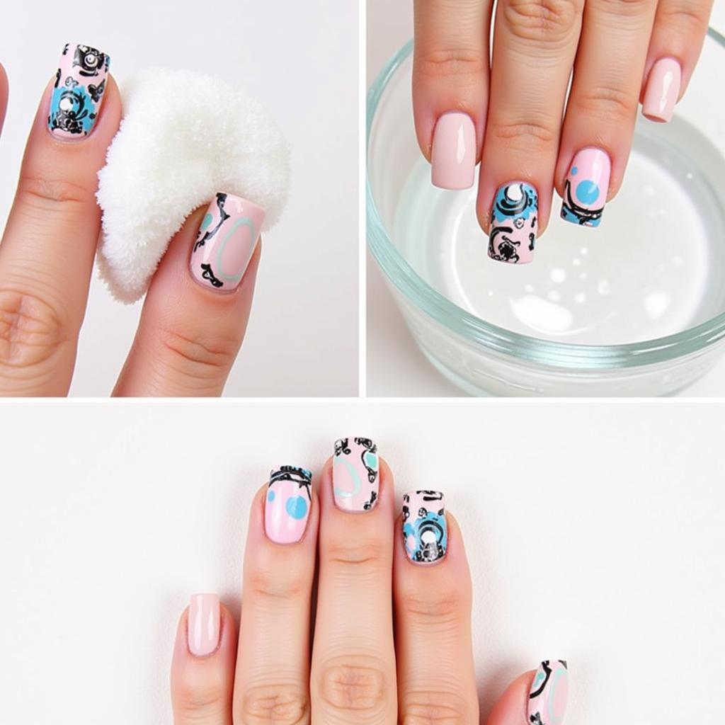 Removing Sticker Nail Art Easily