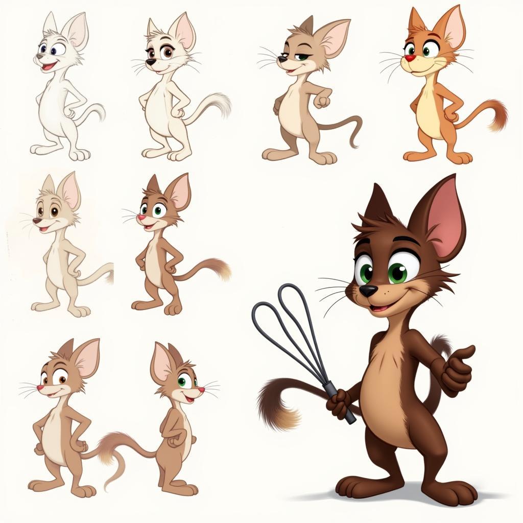 Remy Character Design Evolution