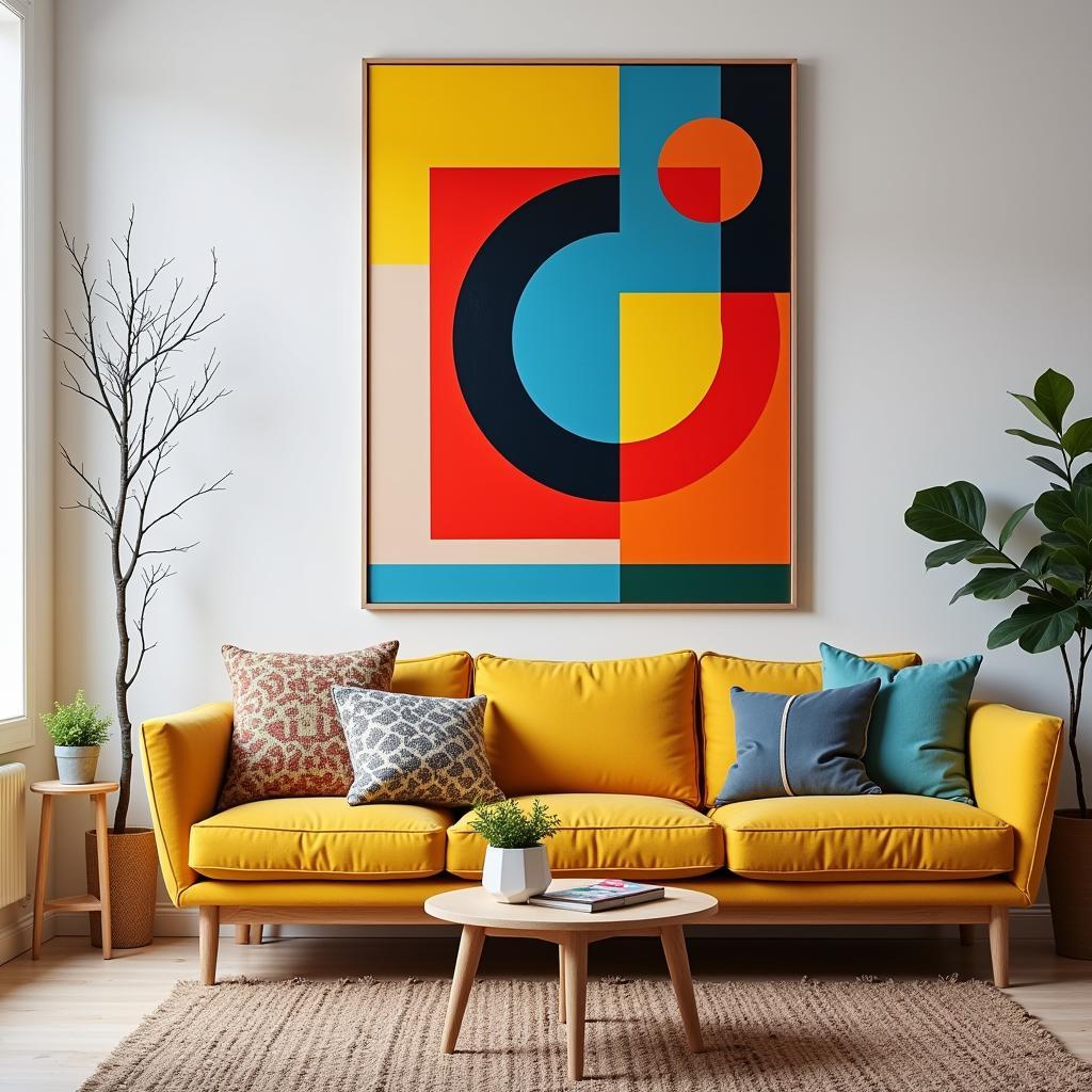 Retro Canvas Prints Pop Art Living Room