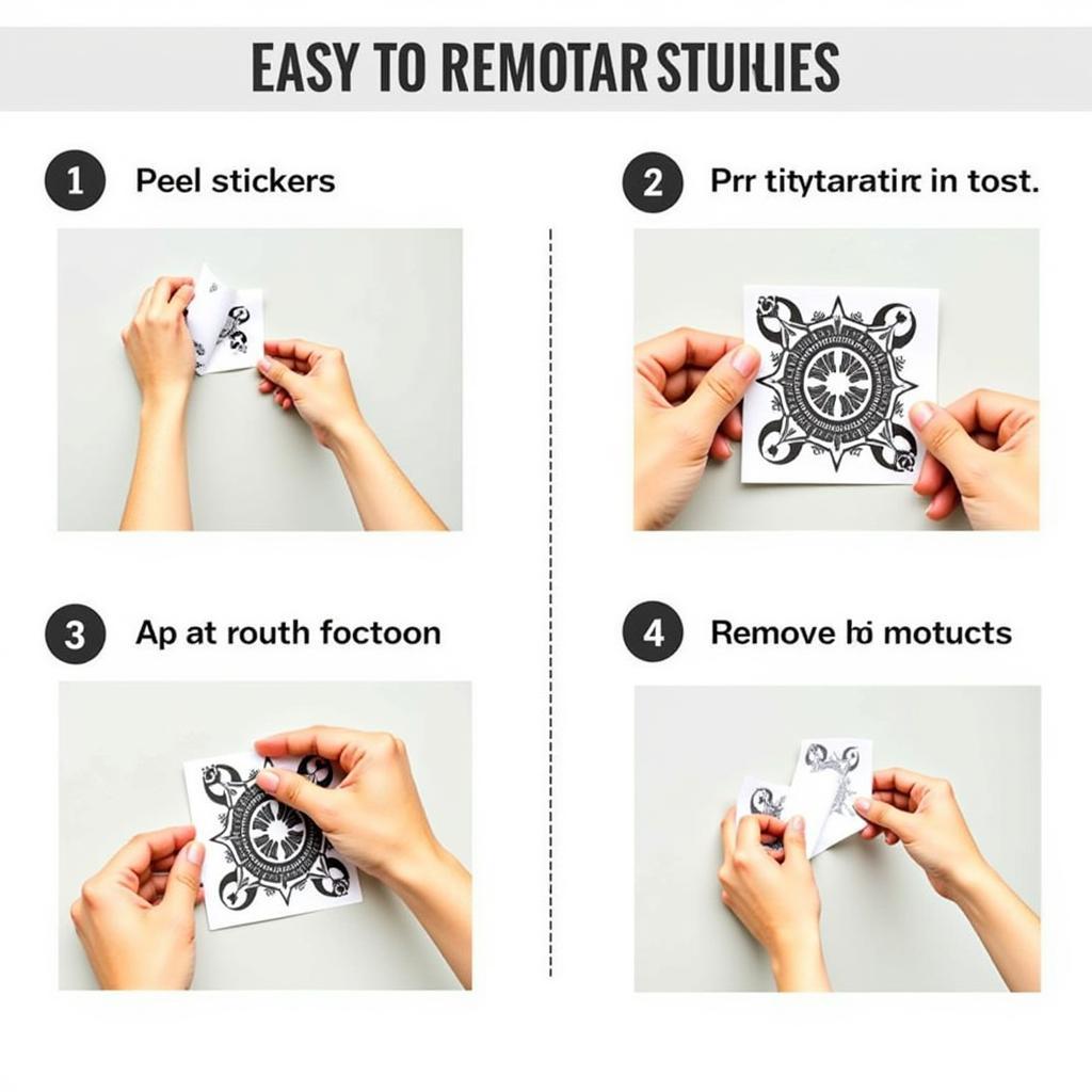 Retro Wall Art Stickers: Application Guide