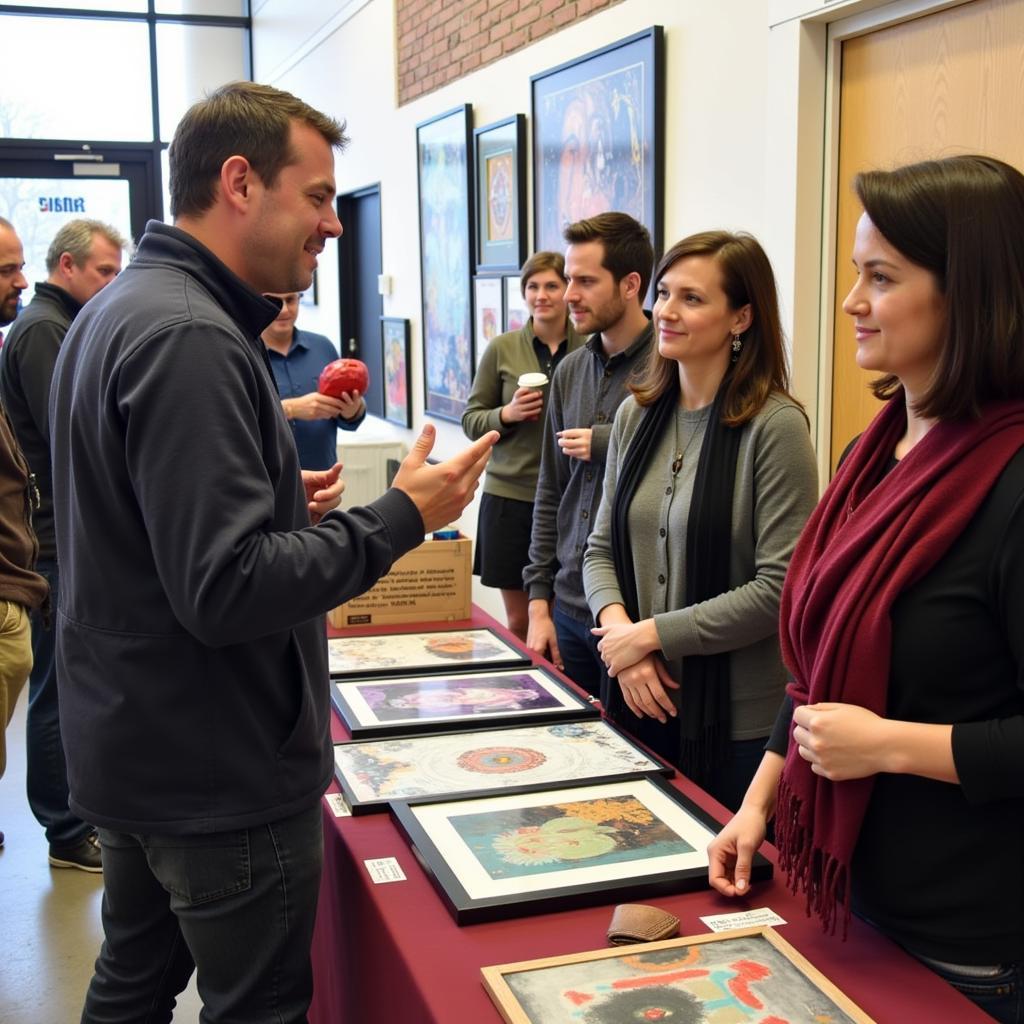 Rochester MI Art Fair: Artist Interaction