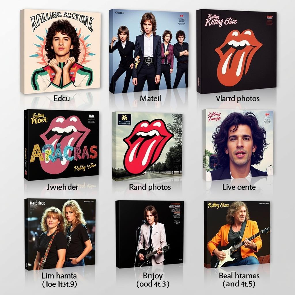 Variety of Rolling Stones Canvas Art Prints