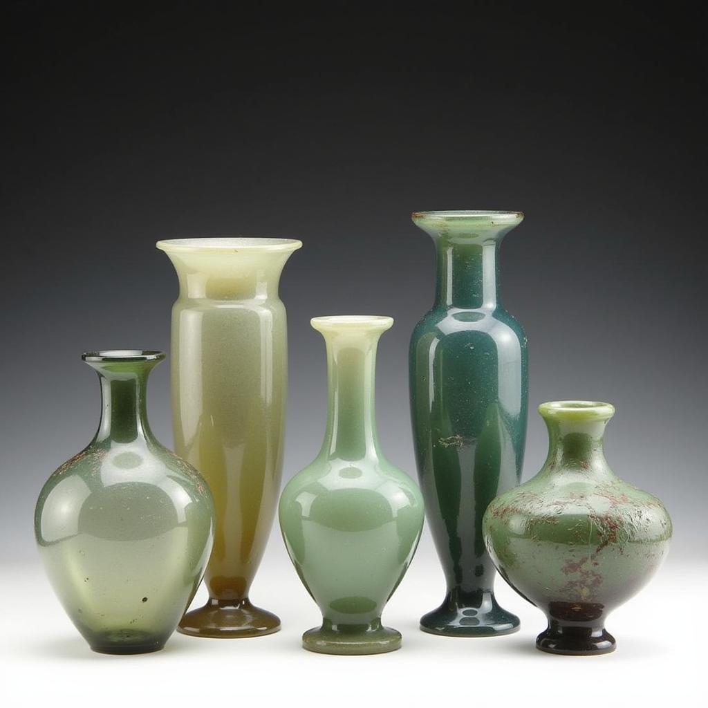 Ancient Roman Glass Art Vases