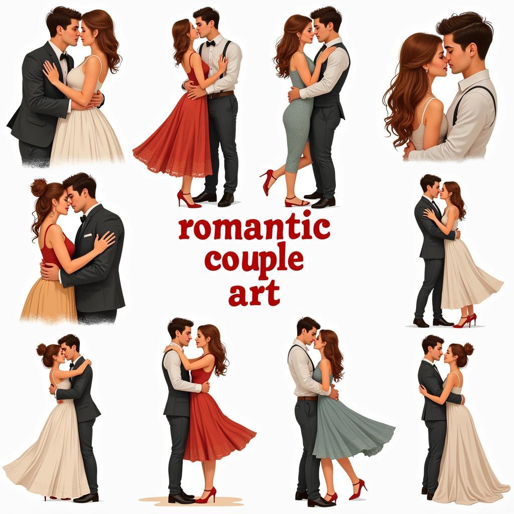 Romantic Couple Art Styles: Exploring Different Artistic Expressions