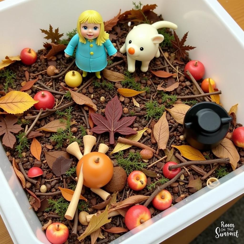 Room on the Broom Sensory Bin Activity for Kids