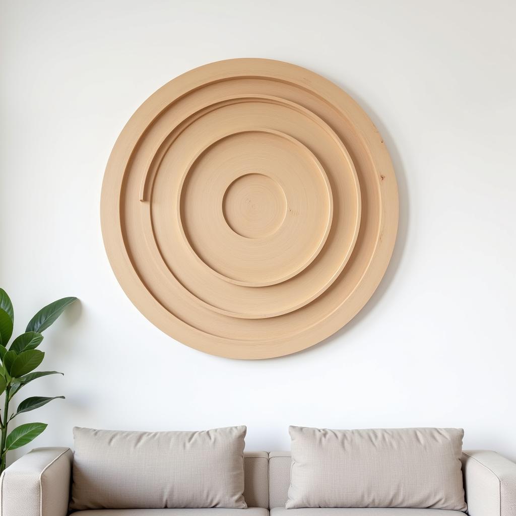 Round Wood Wall Art: A Touch of Nature for Your Home