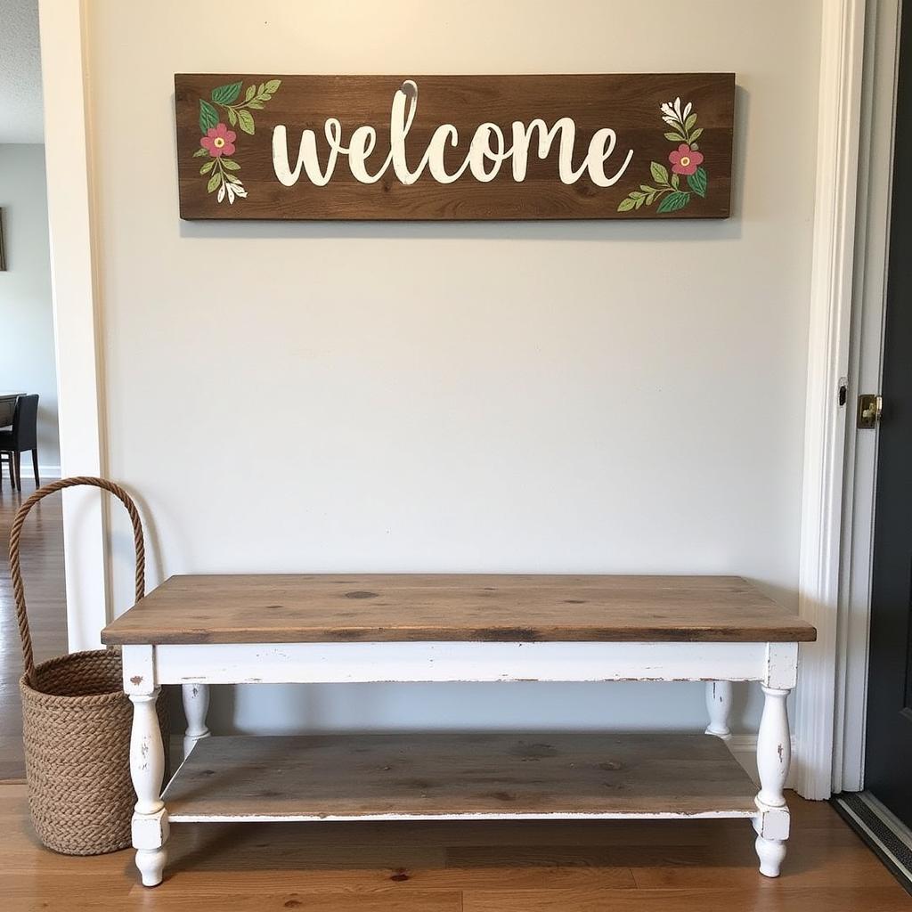 Rustic Farmhouse Welcome Wall Art