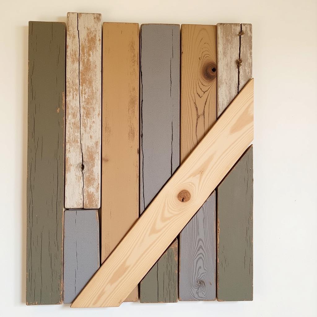 DIY Rustic Wood Wall Art Project