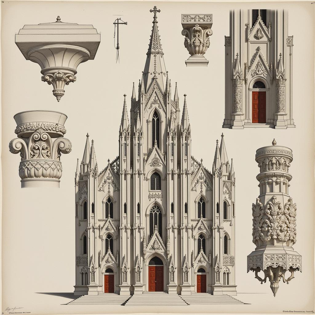 Salt Lake City Temple Architectural Details