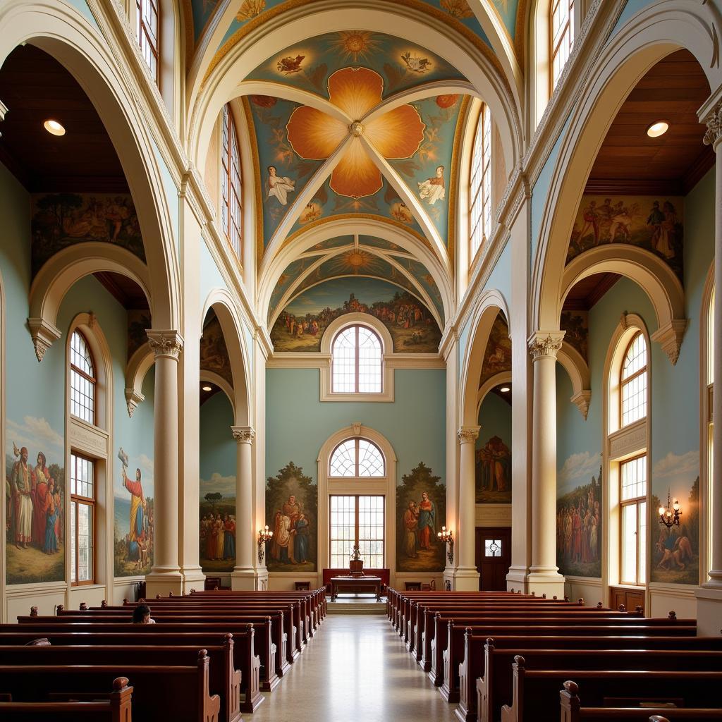 Salt Lake City Temple Interior Murals