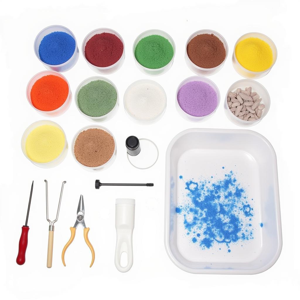 A beginner's sand art kit