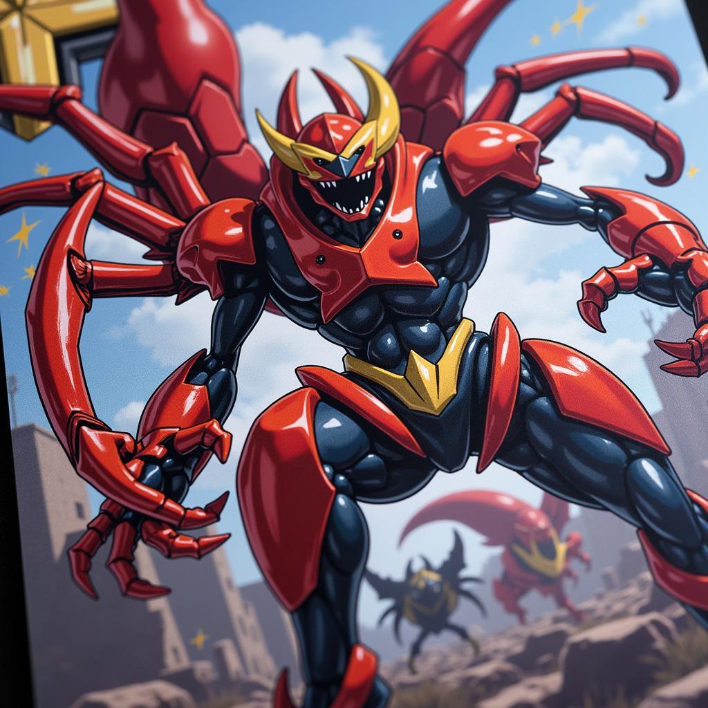 Scizor EX Full Art Close Up