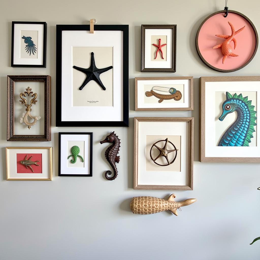 Sea Creature Wall Art Gallery Wall Ideas