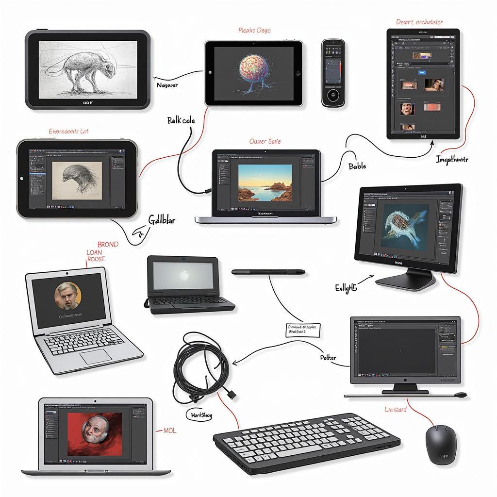 Sean Dietrich's preferred software and hardware for creating digital art