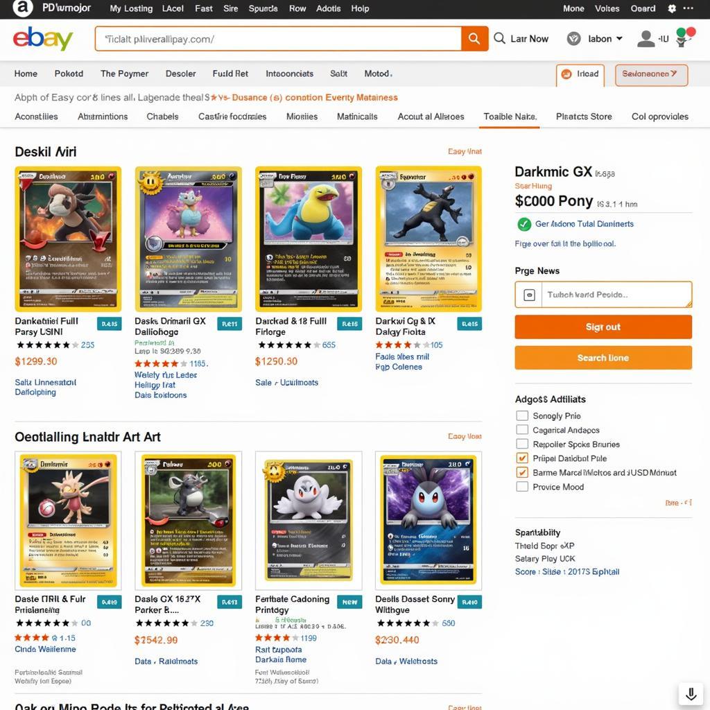 Searching for Darkrai GX Full Art Online