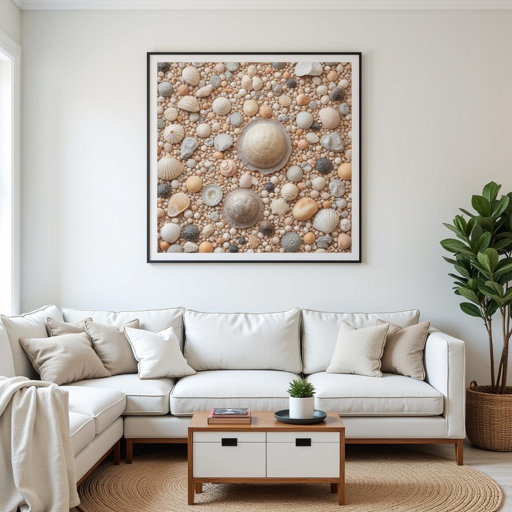 Seashell Art Adds Coastal Charm to Home Decor