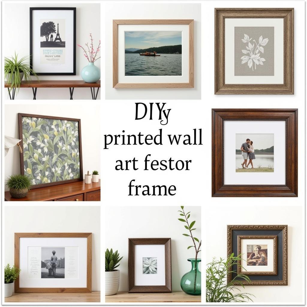 Choosing the perfect frames for printed wall art