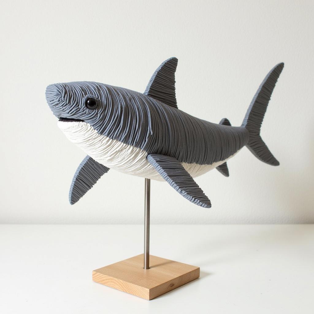 Finished Shark Tank Chopstick Art Piece