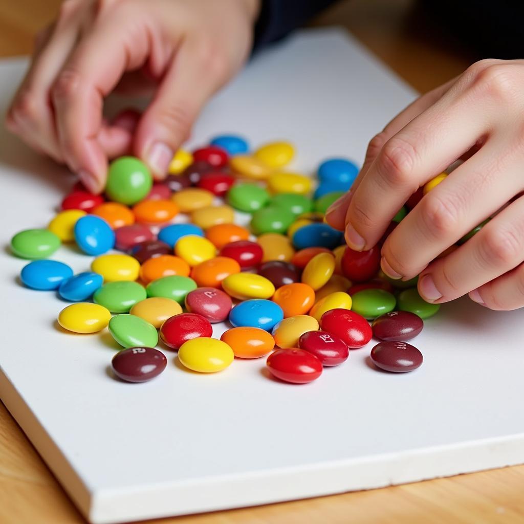 Creating a Skittles Mosaic