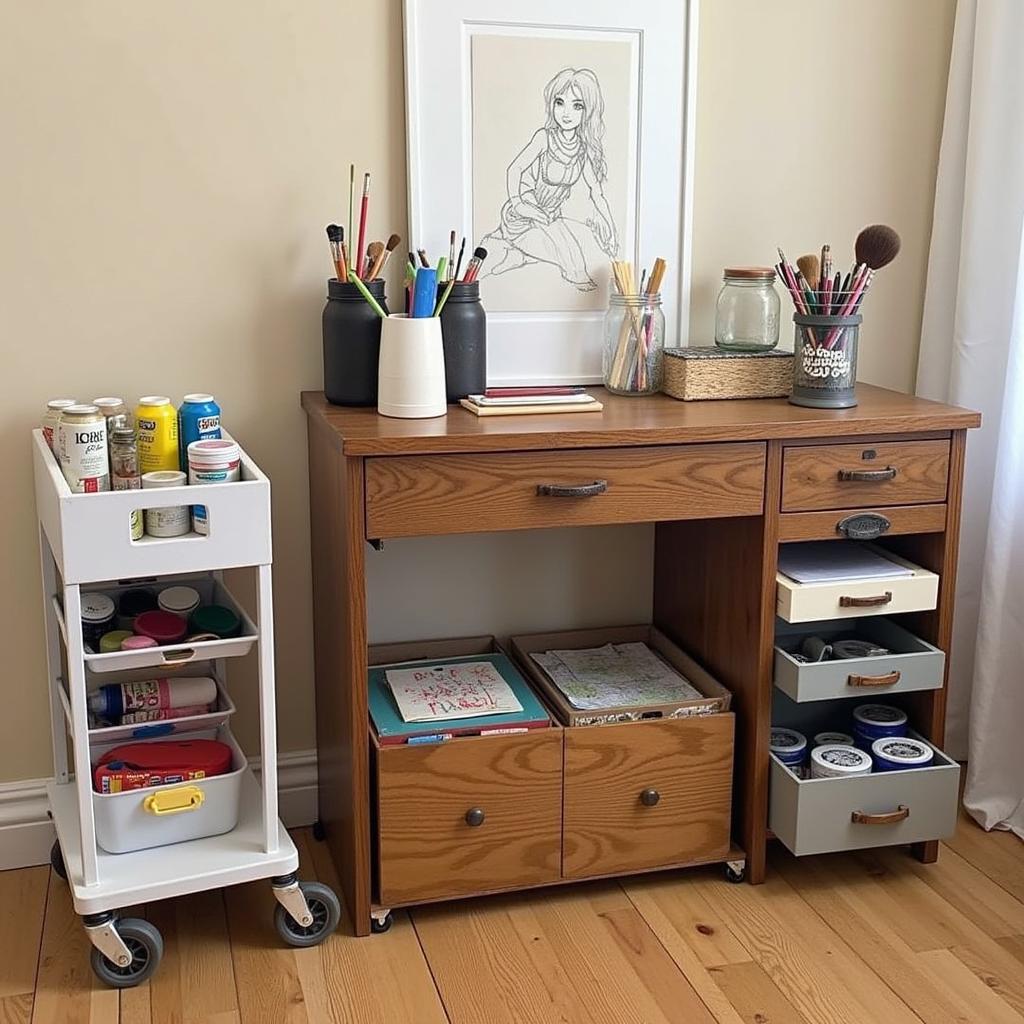 Smart Storage Solutions for a Small Art Room