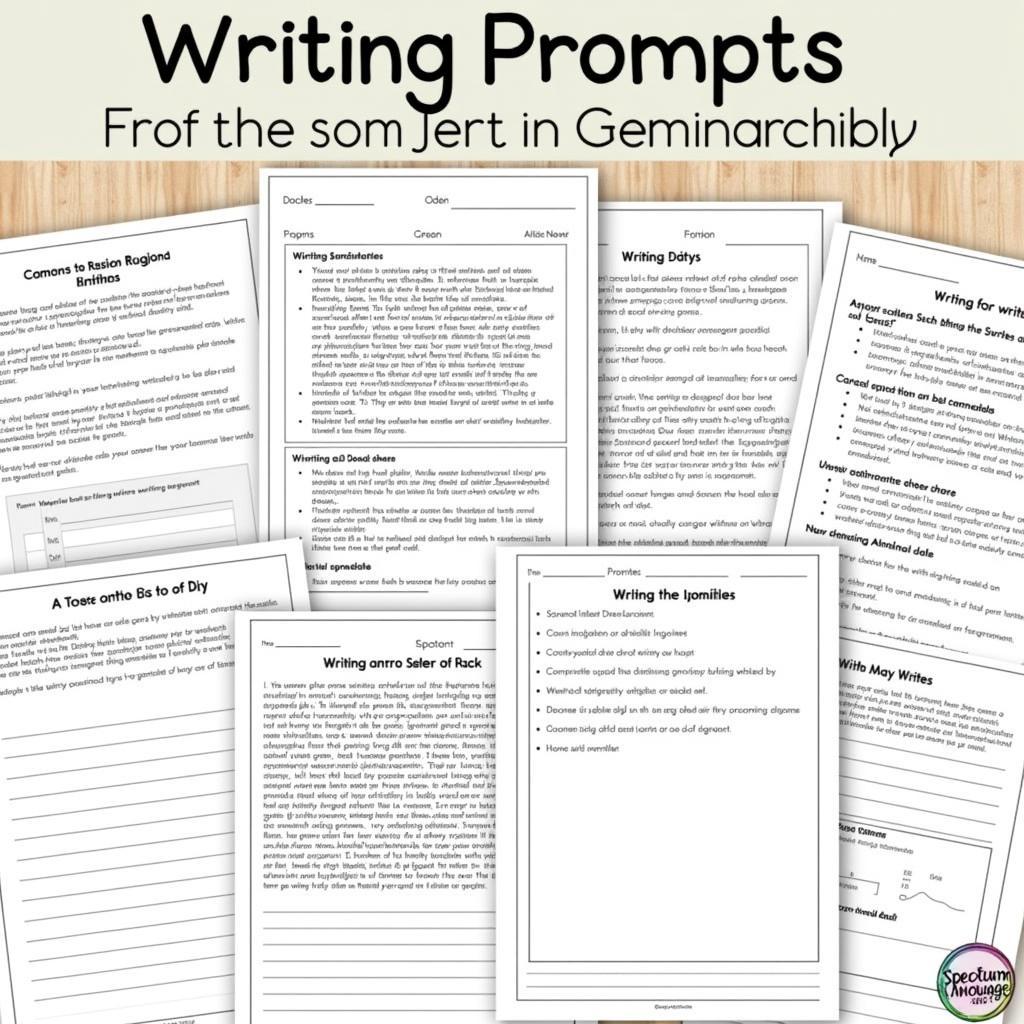 Spectrum Language Arts Grade 5 PDF Writing Prompts