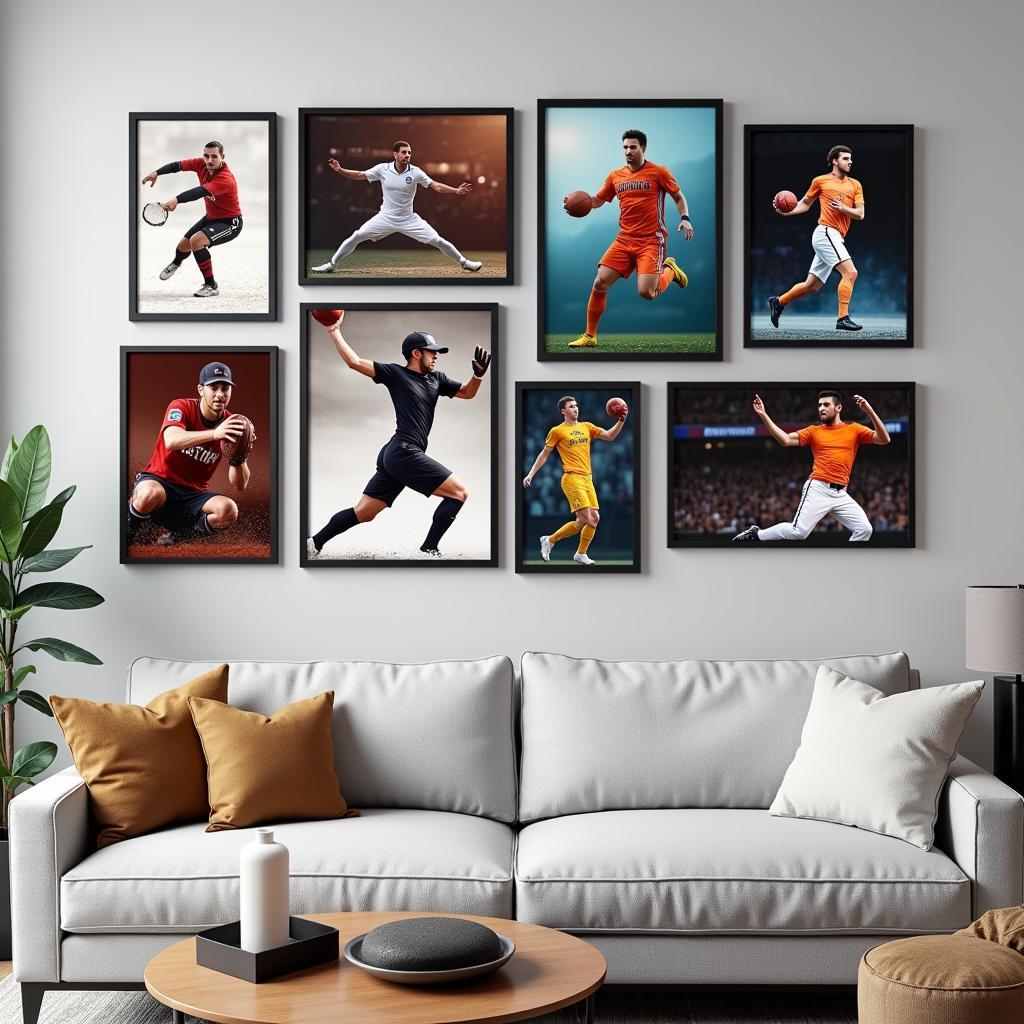 Sports Canvas Art Gallery Wall