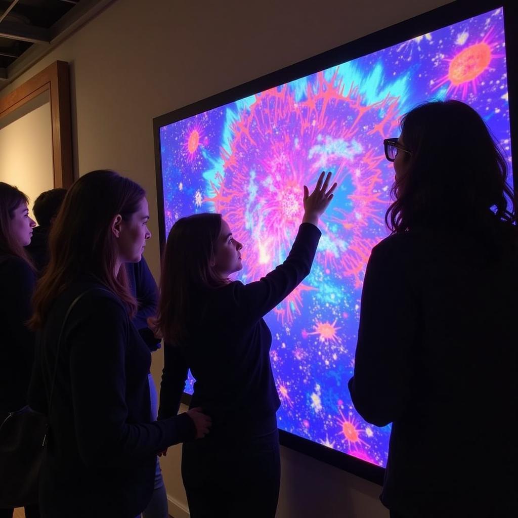 Digital Art Installation at Springville Art Crawl