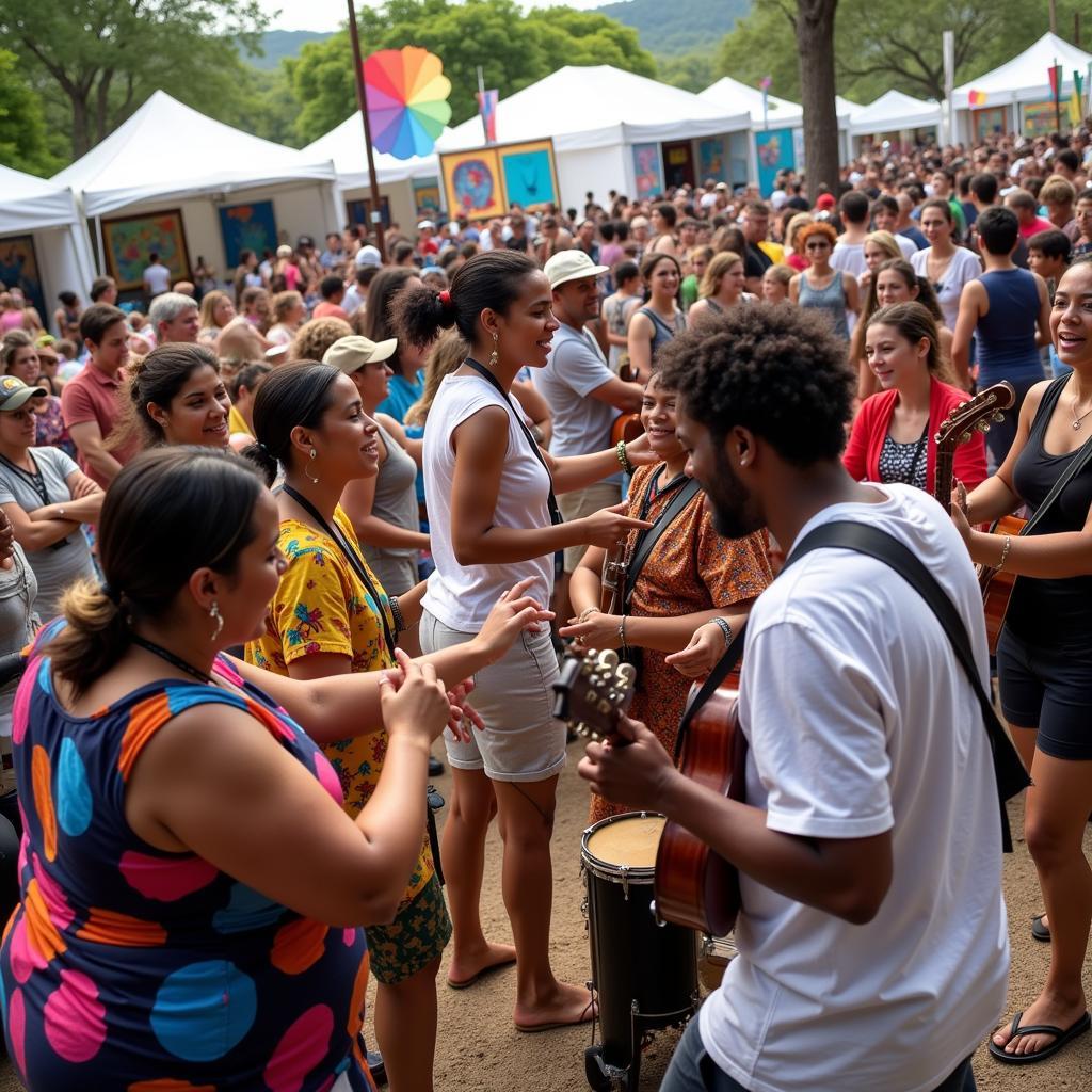 Caribbean Music Performance at the St. Croix Art Festival