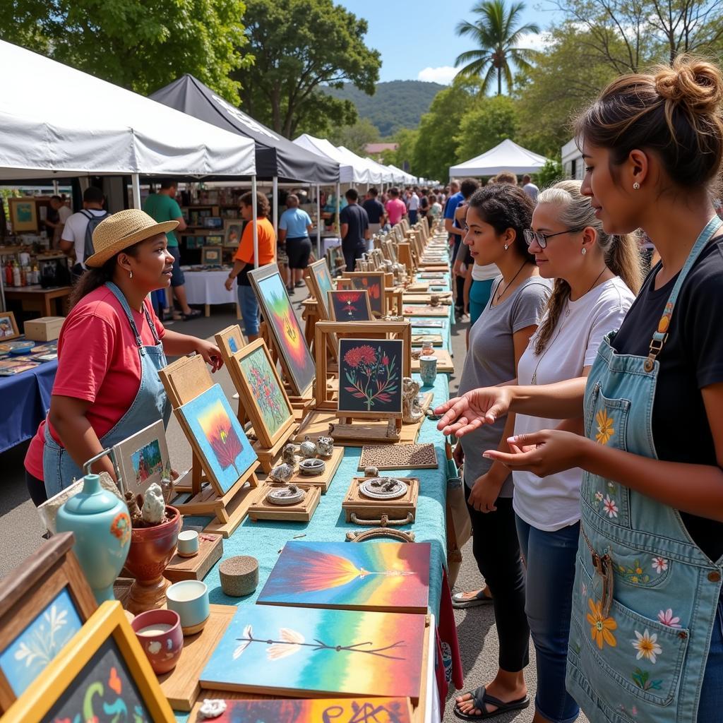 Local Artists Showcasing Their Work at the St. Croix Art Festival