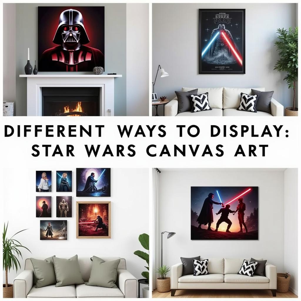 Creative Display Ideas for Star Wars Canvas Art