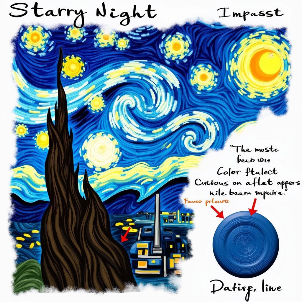 Analyzing the Elements of Van Gogh's Starry Night