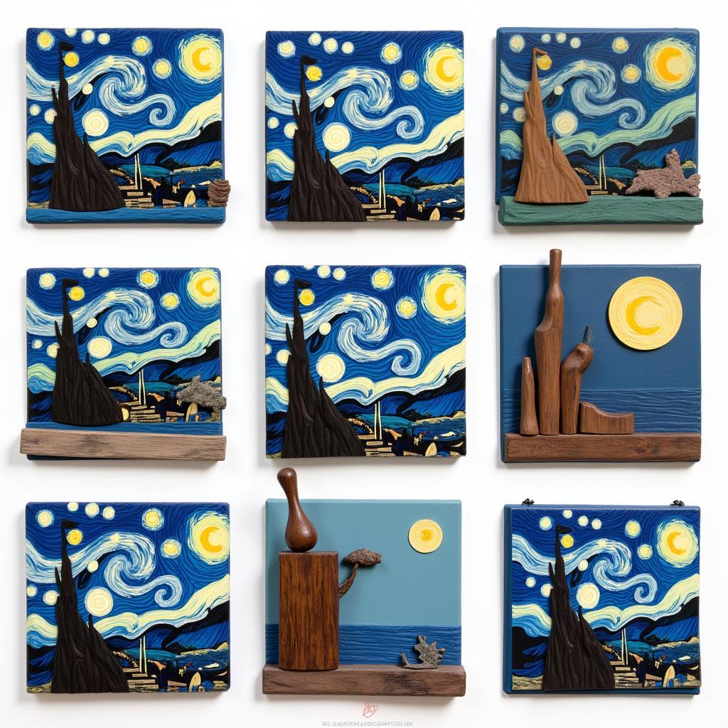 Sculptures Inspired by Van Gogh's Starry Night