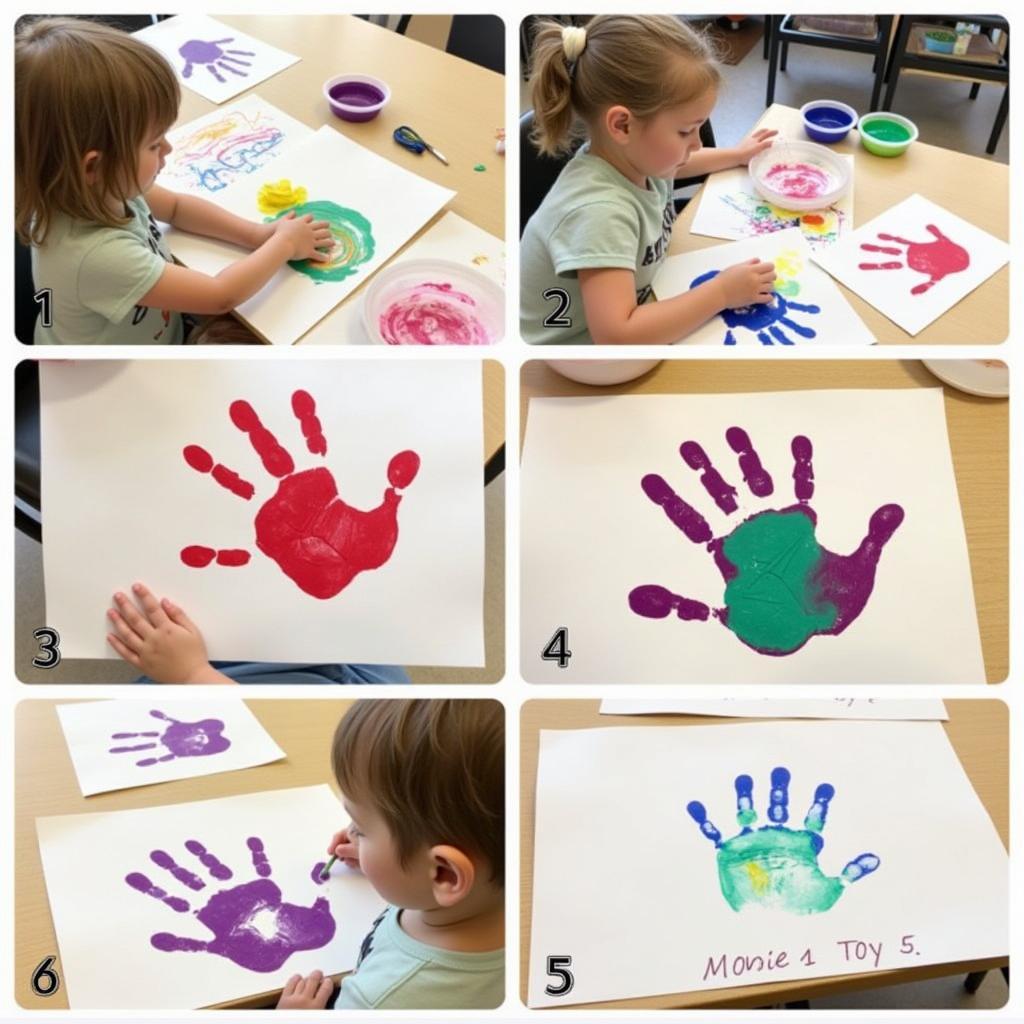 Step-by-Step Handprint Art Tutorial for Kids