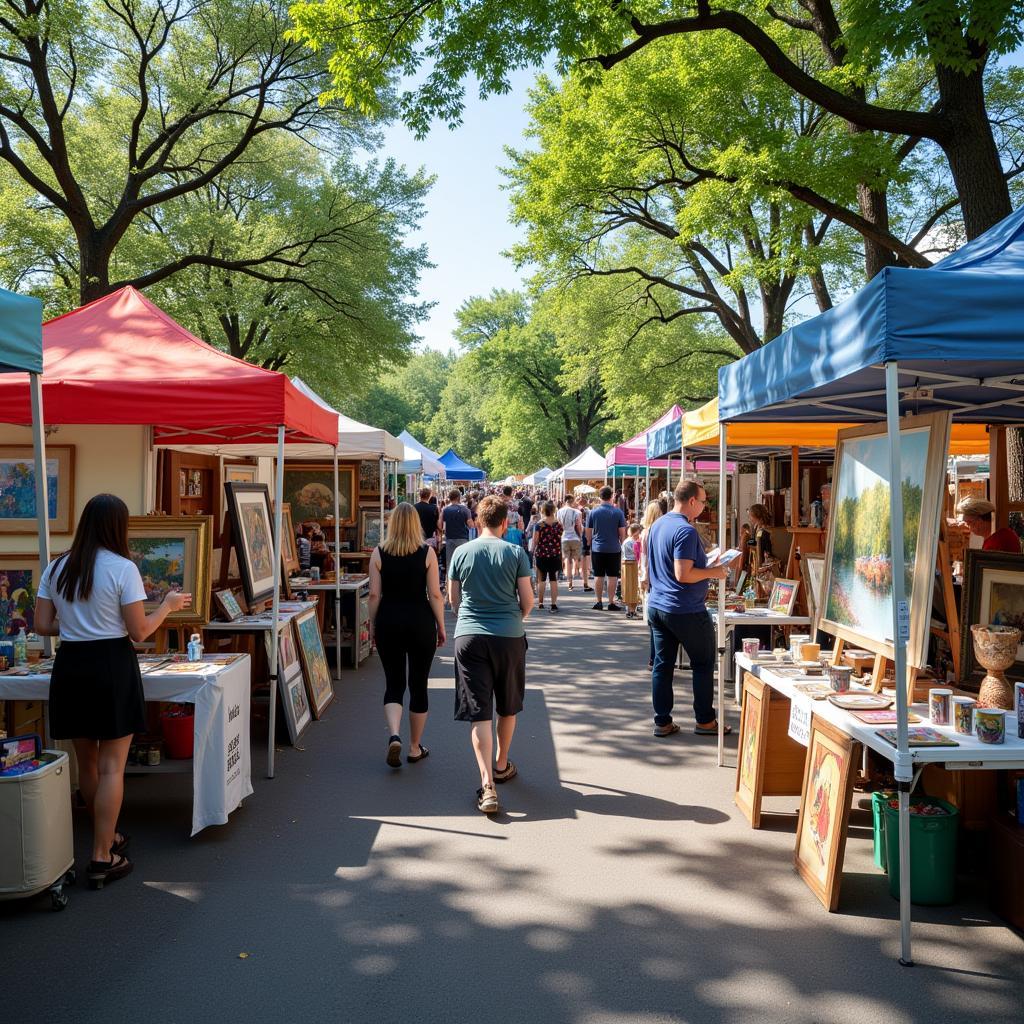 Stillwater Arts Festival Art Display