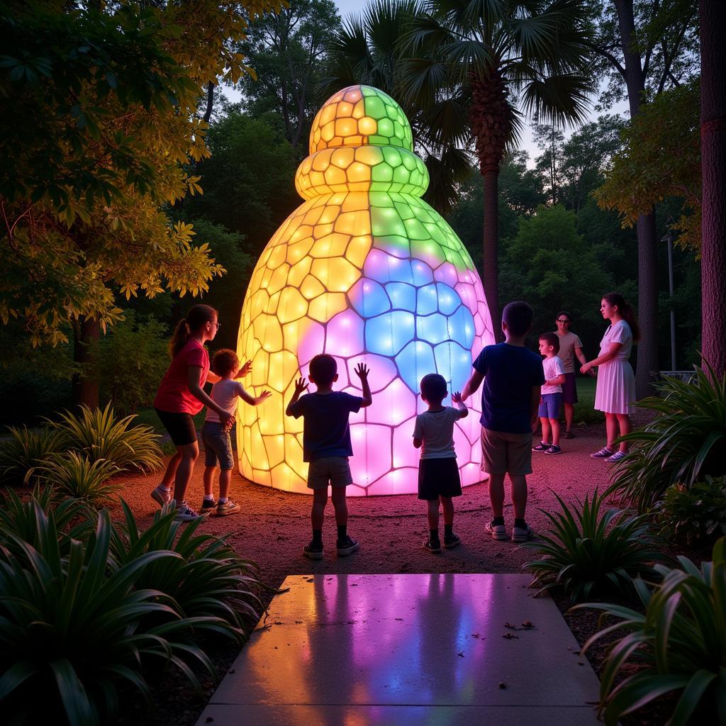 Interactive Art Installation at Stockley Gardens Art Festival