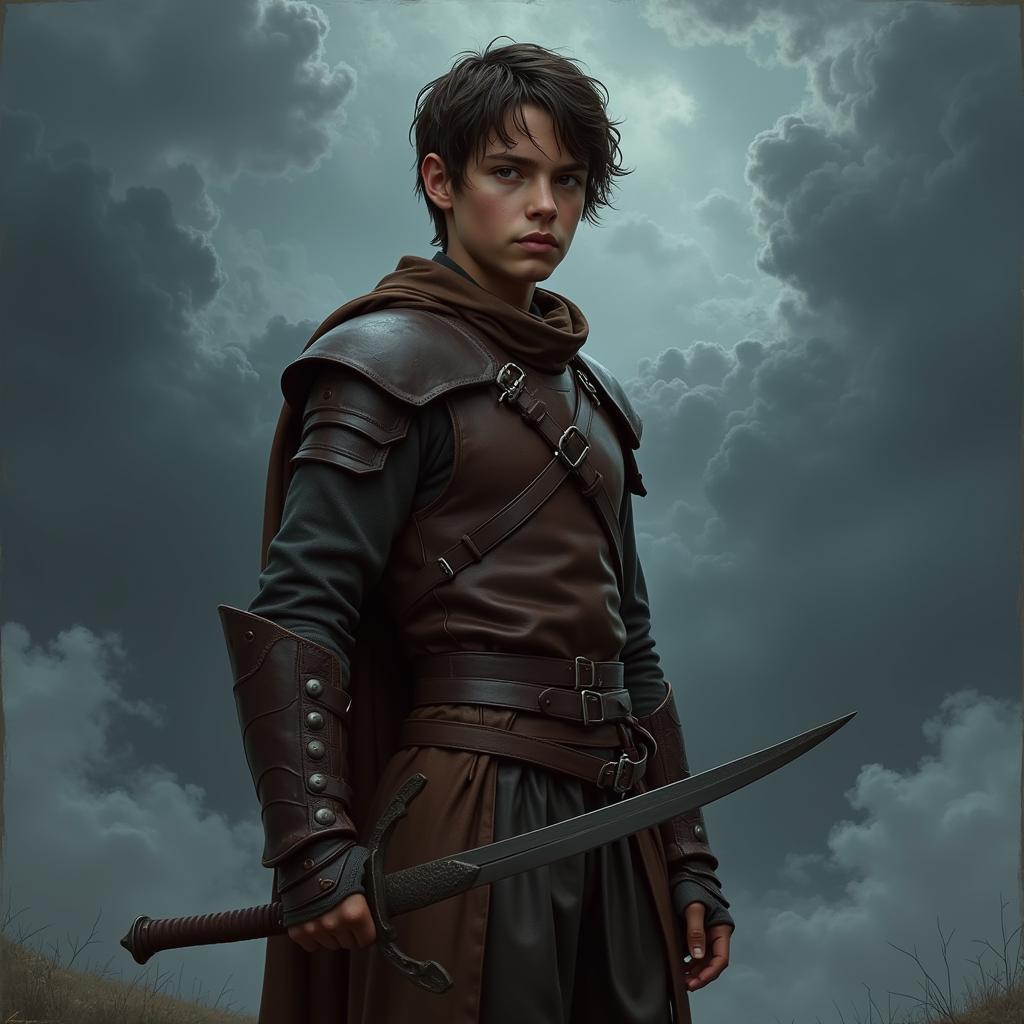 Stripling Warrior Digital Painting Example