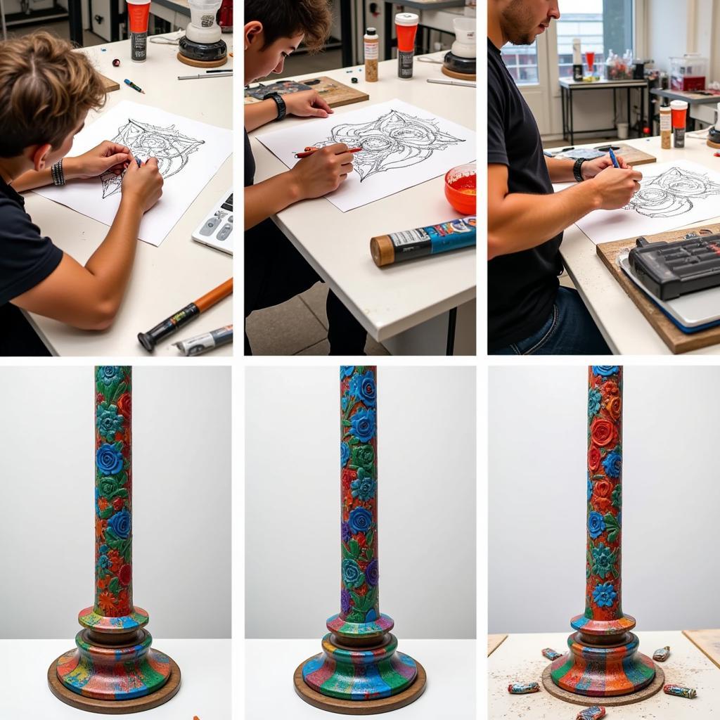 Studio M Art Pole Production Process: From Design to Finished Product