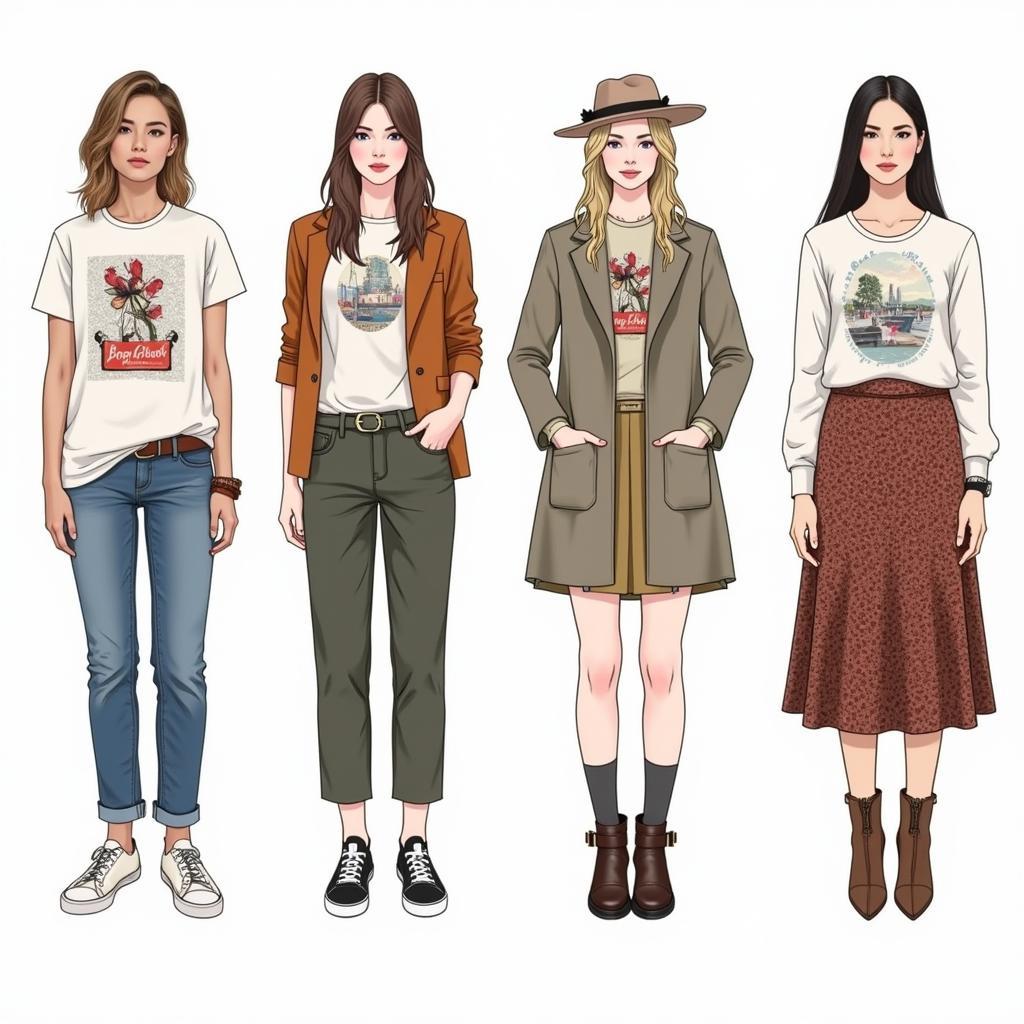 Styling Art Sweatshirts for Different Occasions: Examples of how to style art sweatshirts for casual outings, formal events, and creative settings, demonstrating the versatility of this garment.