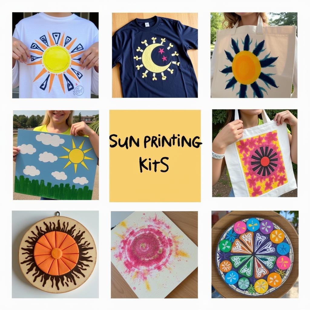 Sun Printing on Different Surfaces: Fabric, Wood, and Paper