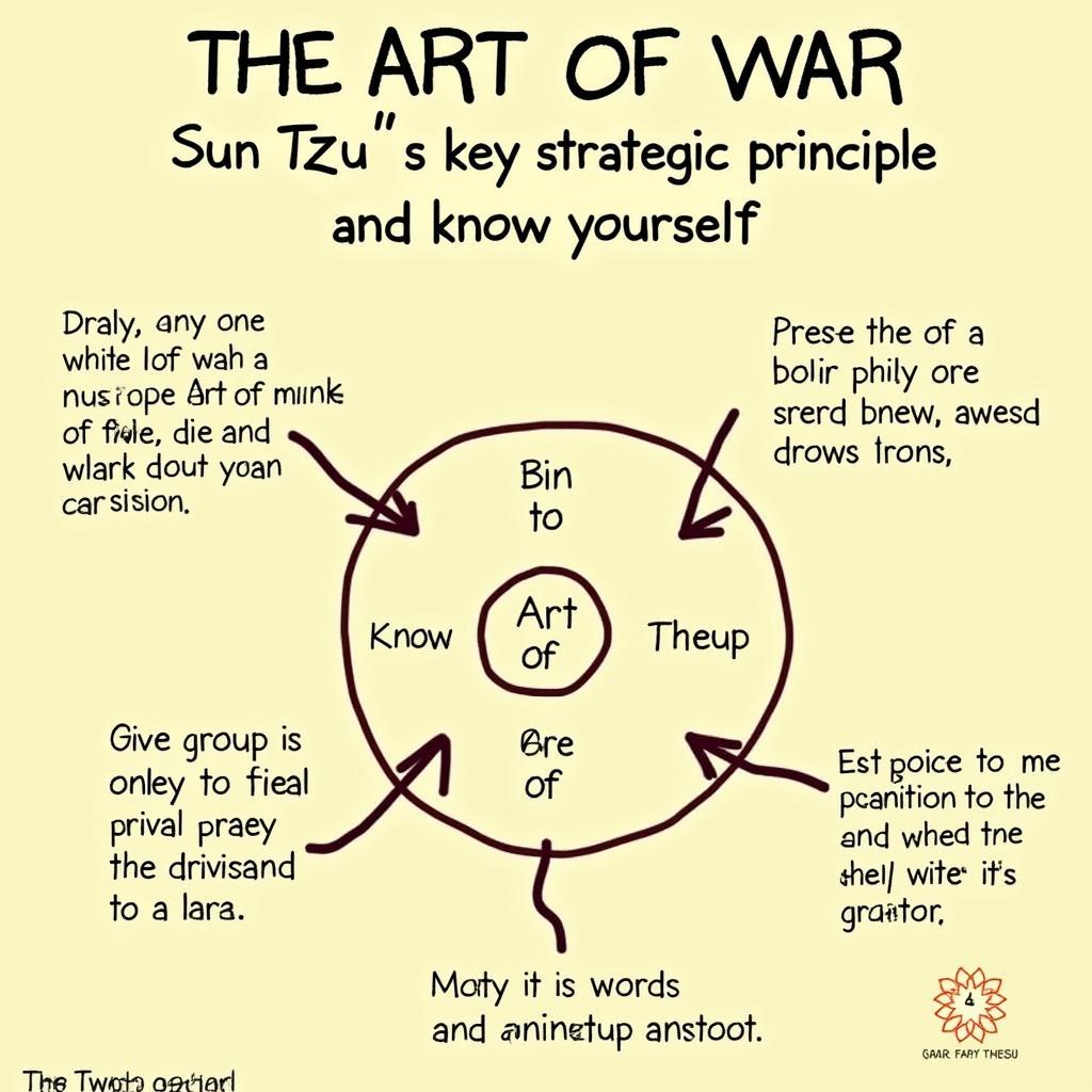 Sun Tzu's Art of War Strategy Diagram Explained