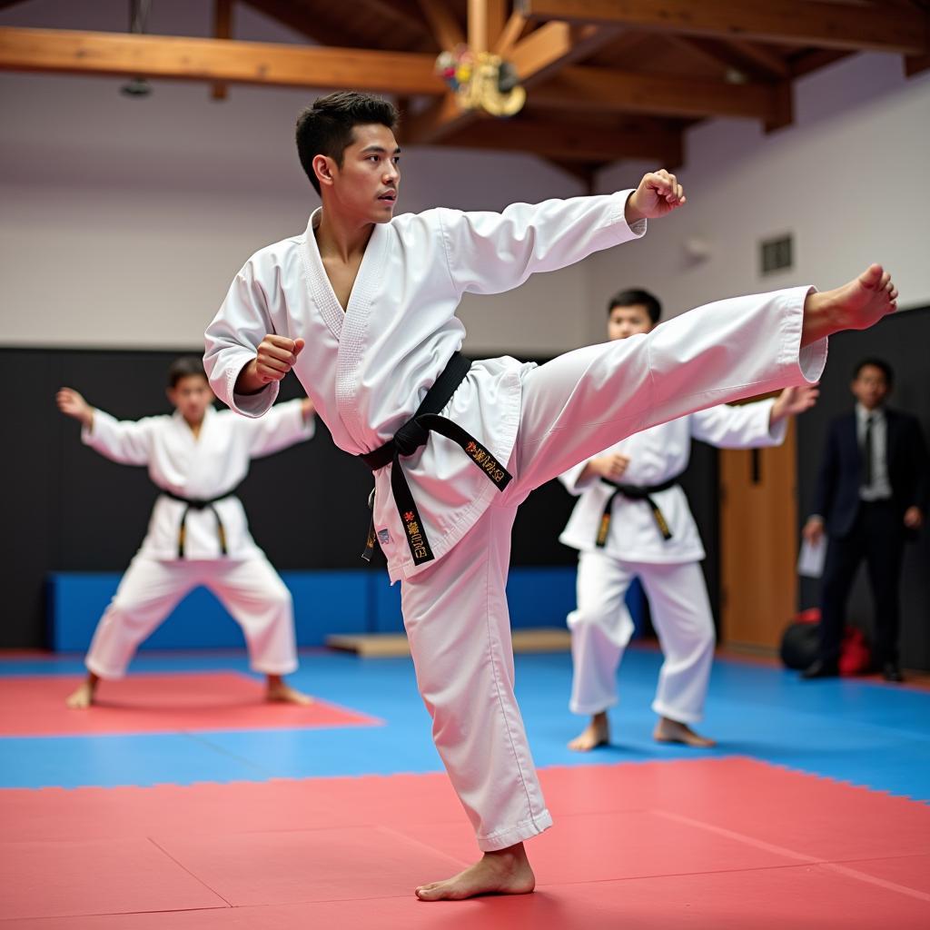 Taekwondo High Kick in Johnson City