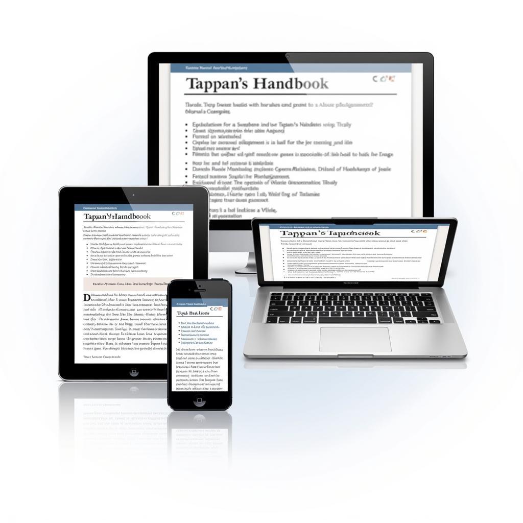 Tappan's Handbook Digital Accessibility on Various Devices