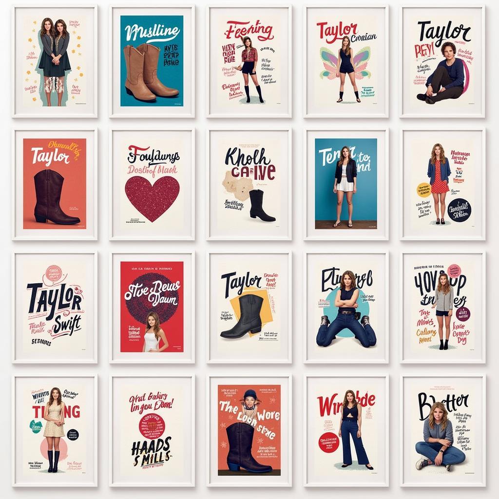 Taylor Swift Art Prints Inspired by Albums