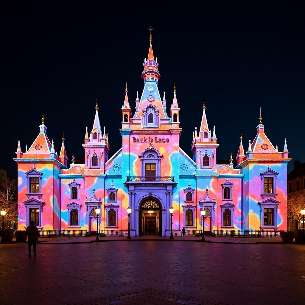 Technology in Amusement Park Art: Projection Mapping