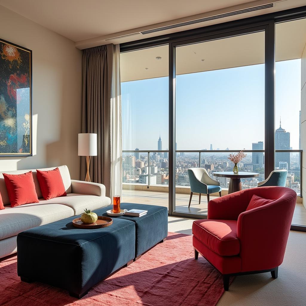 Art Hotel Room in Tel Aviv with City View