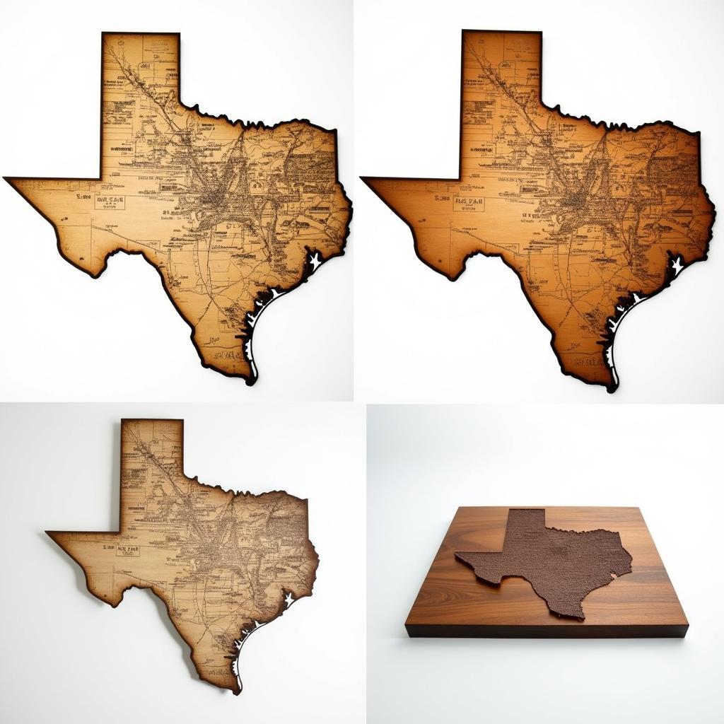 Texas Map Art Styles: Vintage, Modern, and 3D