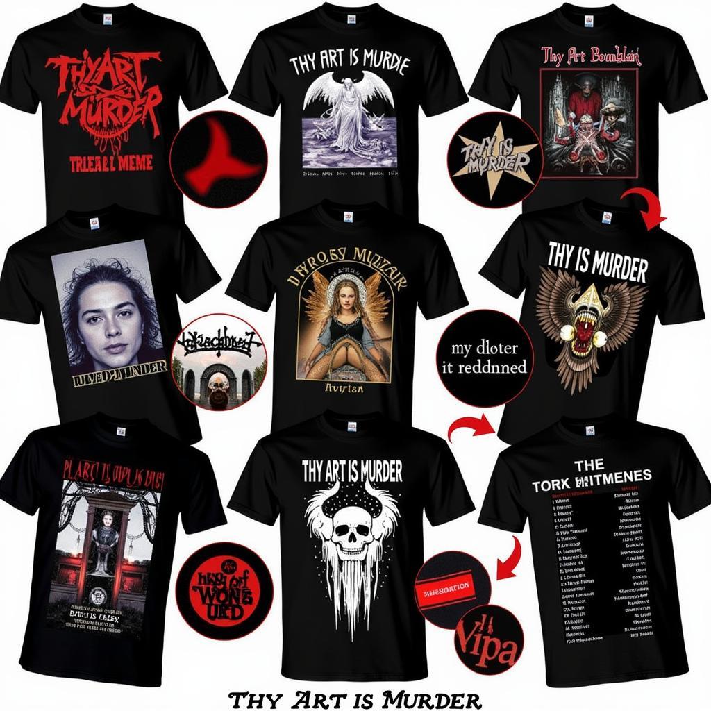 Thy Art Is Murder T-Shirt Designs