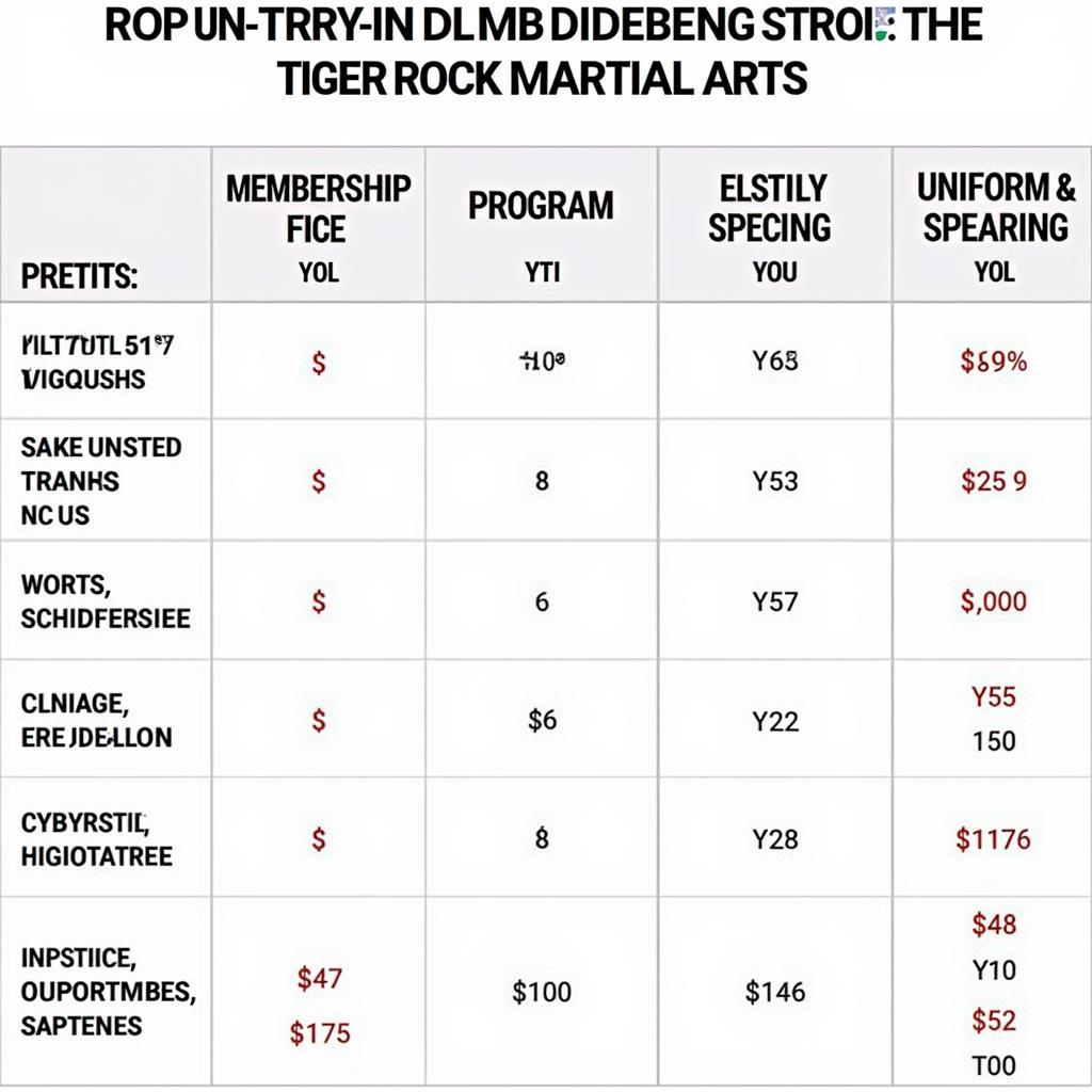 Tiger Rock Martial Arts Pricing Structure and Fees Breakdown