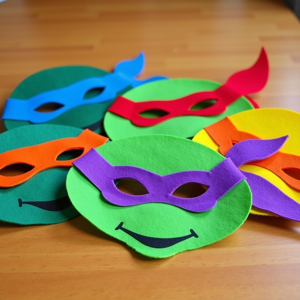 DIY TMNT Masks Craft Ideas