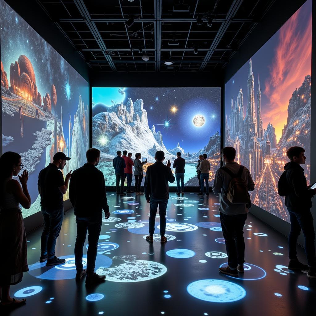 Tom Prothro's Interactive Media Art Installation